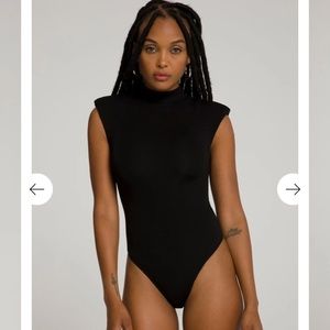 Good American Mock Neck Power Bodysuit